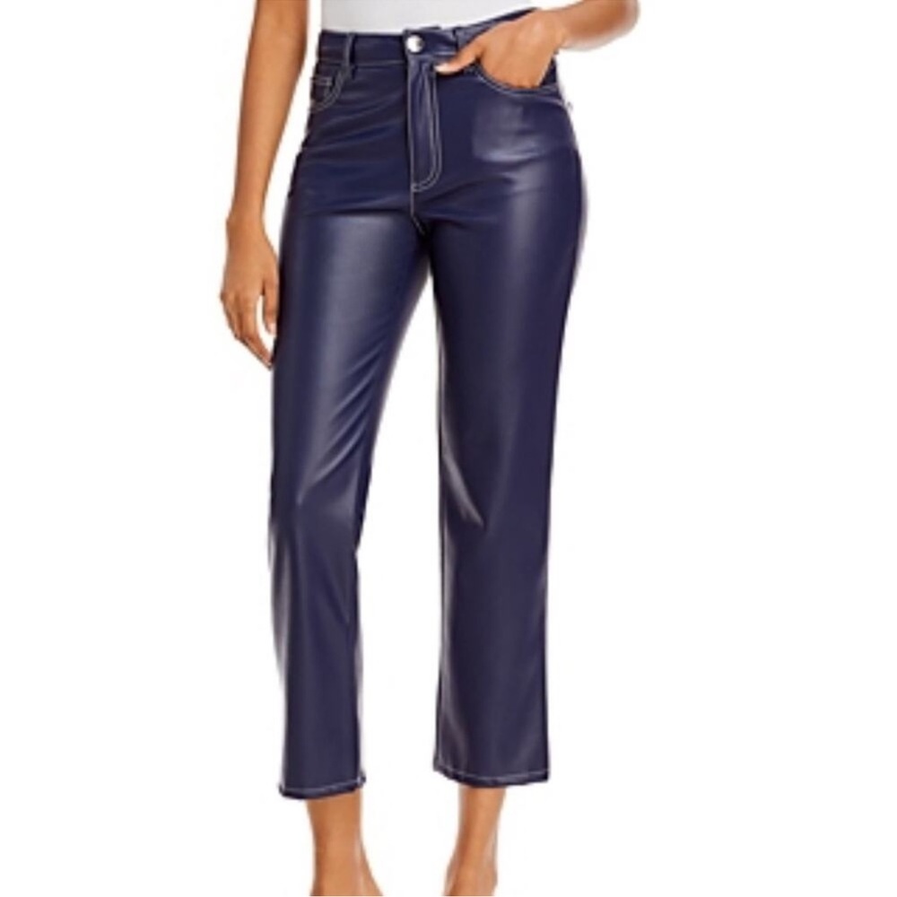NEW STAUD Cropped Elliot Pants Navy Size 2